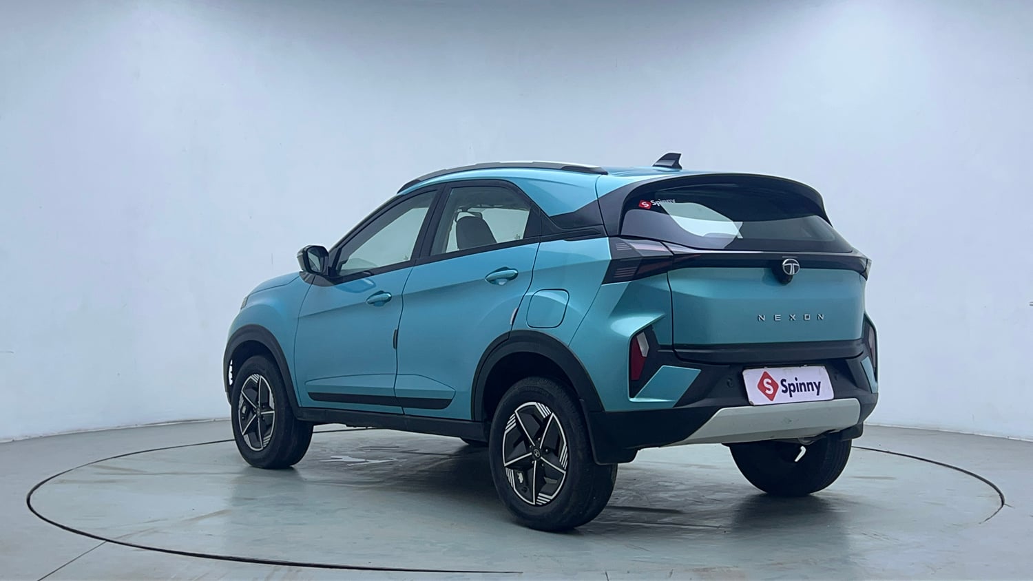 Used 2024 Tata Nexon Creative 1.2 Revotron Petrol 6AMT Petrol Automatic exterior LEFT REAR CORNER VIEW
