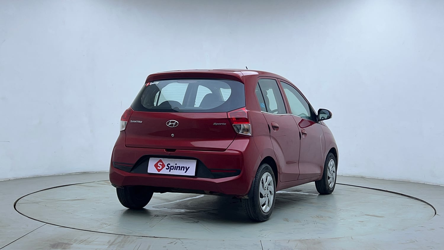 Used 2019 Hyundai Santro Sportz Petrol Manual exterior RIGHT REAR CORNER VIEW