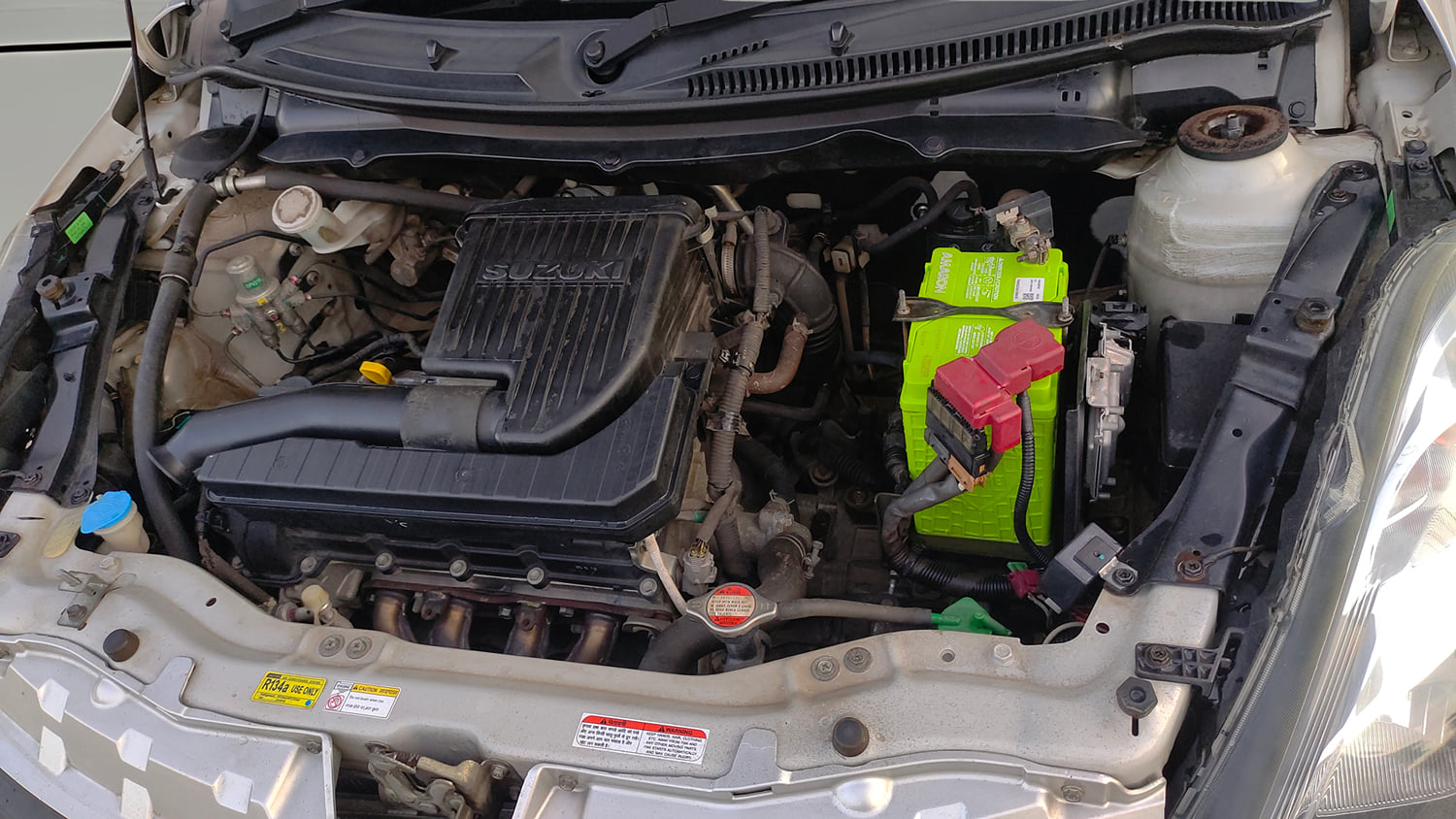 Used 2015 Maruti Suzuki Swift Dzire VXI Petrol Manual engine ENGINE LEFT SIDE VIEW