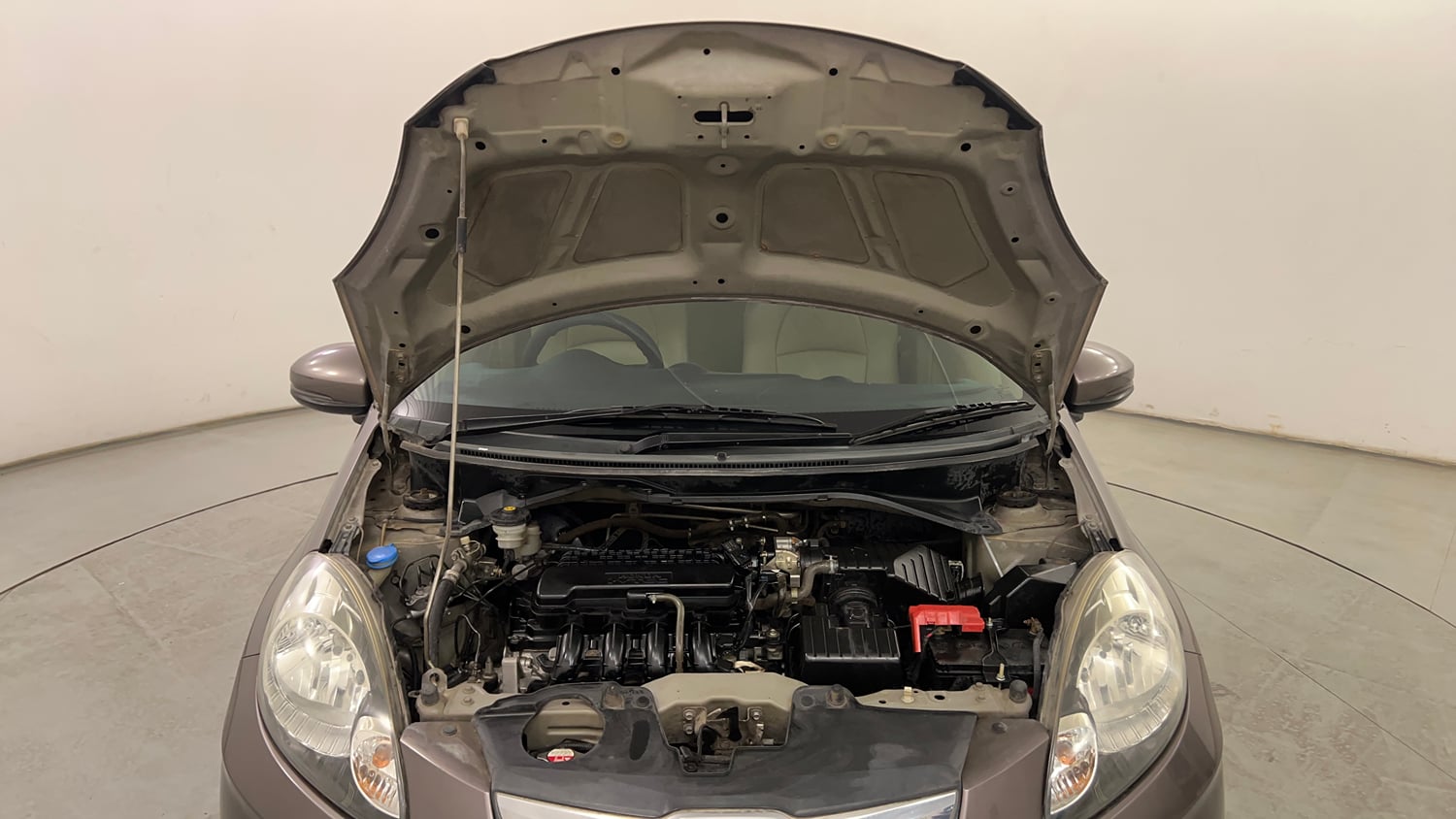 Used 2015 Honda Brio S MT Petrol Manual engine ENGINE & BONNET OPEN FRONT VIEW
