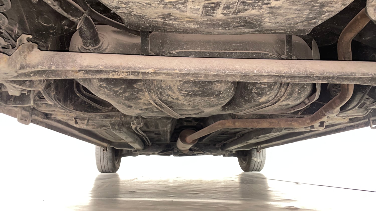 Used 2016 Maruti Suzuki Celerio ZXi AMT Petrol Automatic extra REAR UNDERBODY VIEW (TAKEN FROM REAR)
