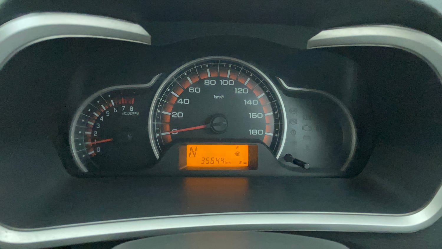 Used 2015 Maruti Suzuki Alto K10 VXi AMT Petrol Automatic interior CLUSTERMETER VIEW