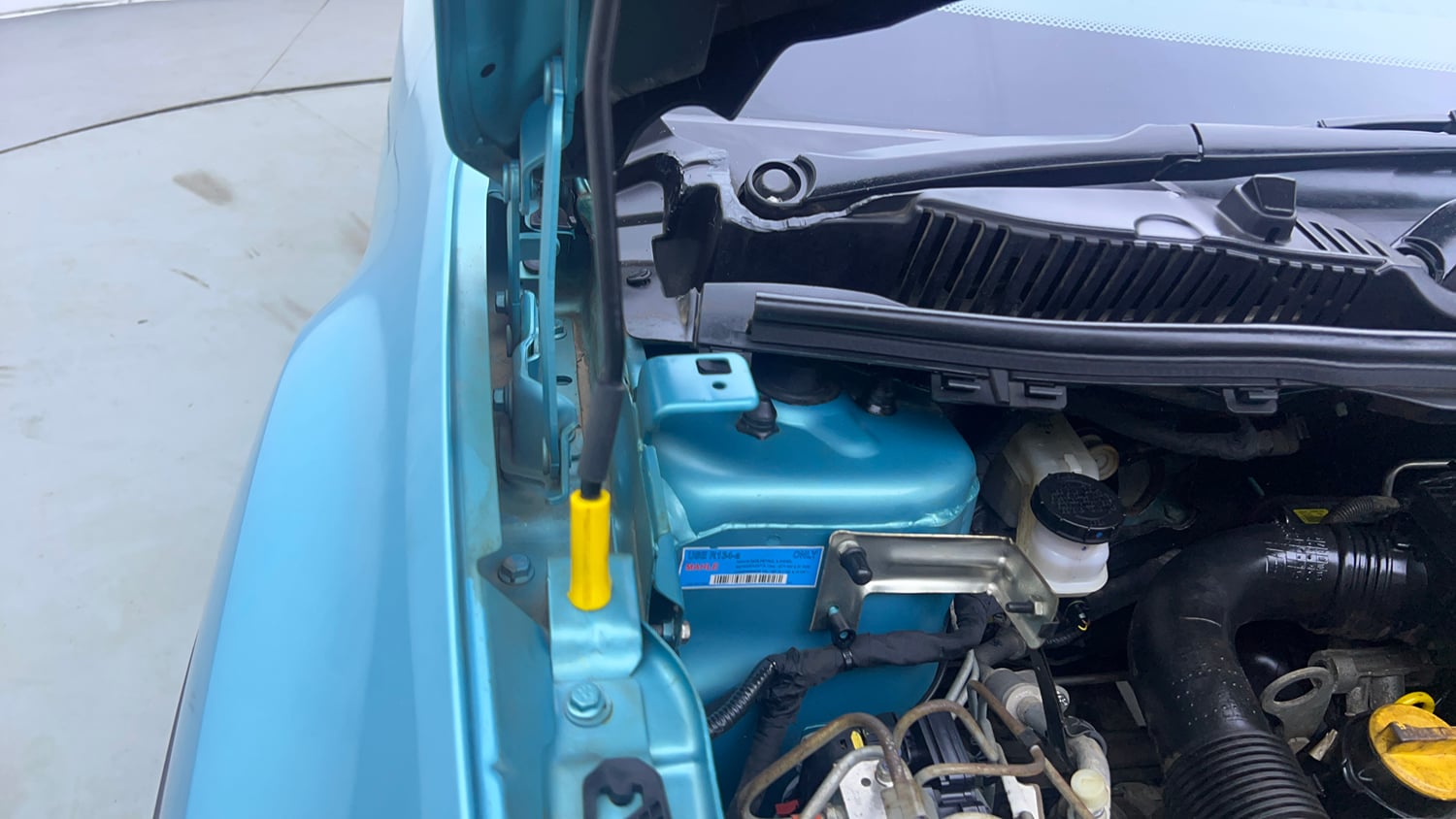 Used 2024 Tata Nexon Creative 1.2 Revotron Petrol 6AMT Petrol Automatic engine ENGINE RIGHT SIDE HINGE & APRON VIEW