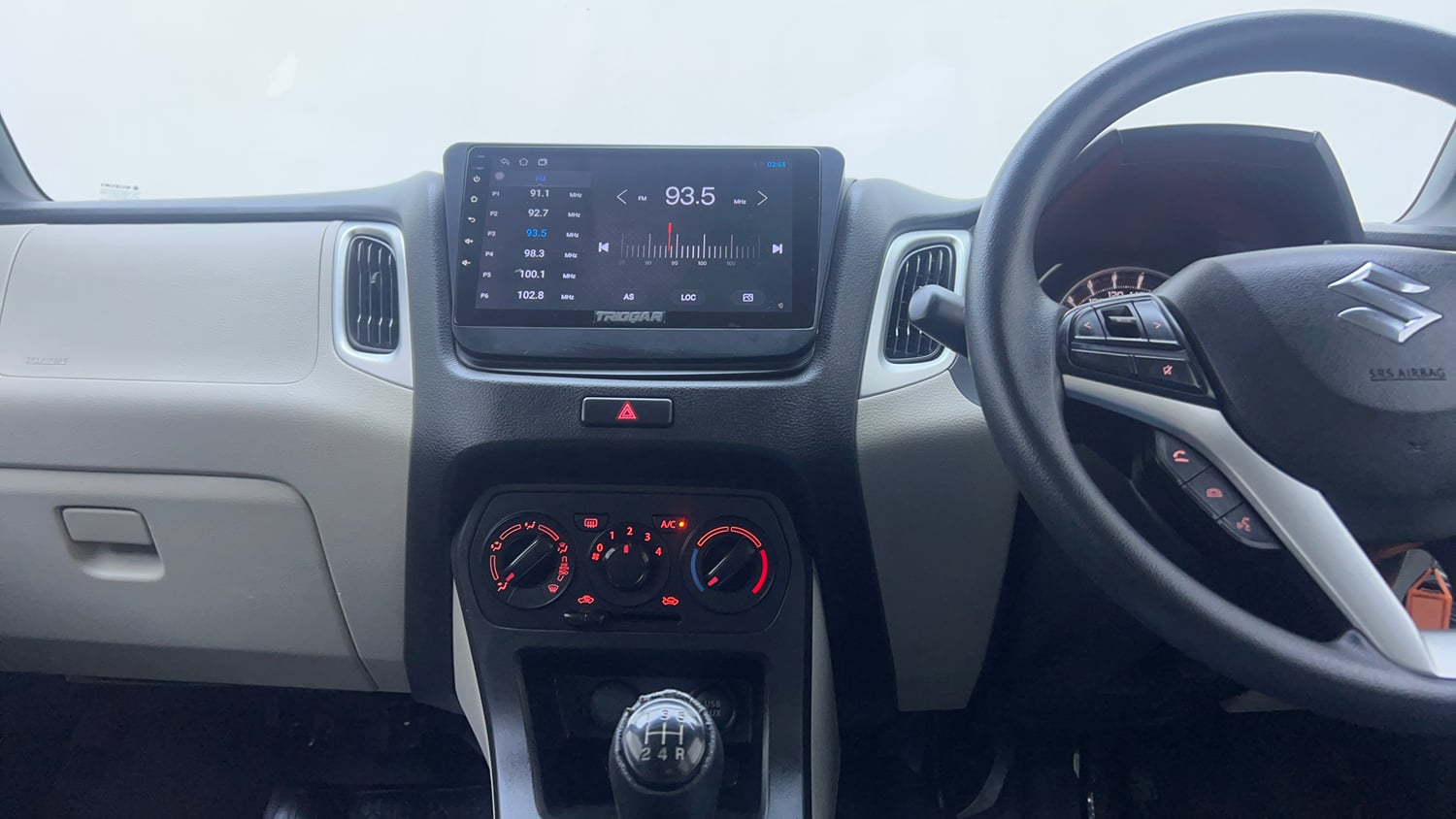Used 2021 Maruti Suzuki Wagon R ZXi 1.2 Petrol Manual interior MUSIC SYSTEM & AC CONTROL VIEW