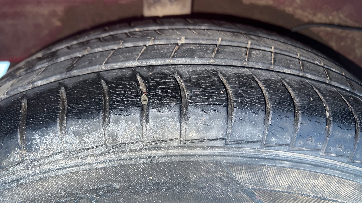 Used 2019 Hyundai Santro Sportz Petrol Manual tyres RIGHT REAR TYRE TREAD VIEW