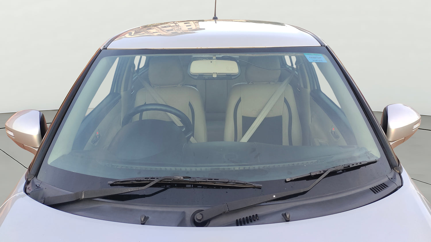 Used 2015 Maruti Suzuki Swift Dzire VXI Petrol Manual exterior FRONT WINDSHIELD VIEW