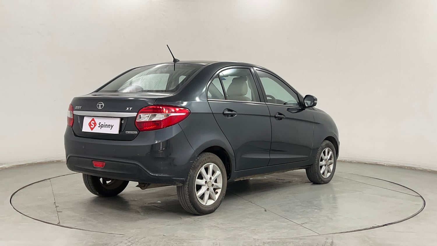 Used 2016 Tata Zest XT Petrol Petrol Manual exterior RIGHT REAR CORNER VIEW