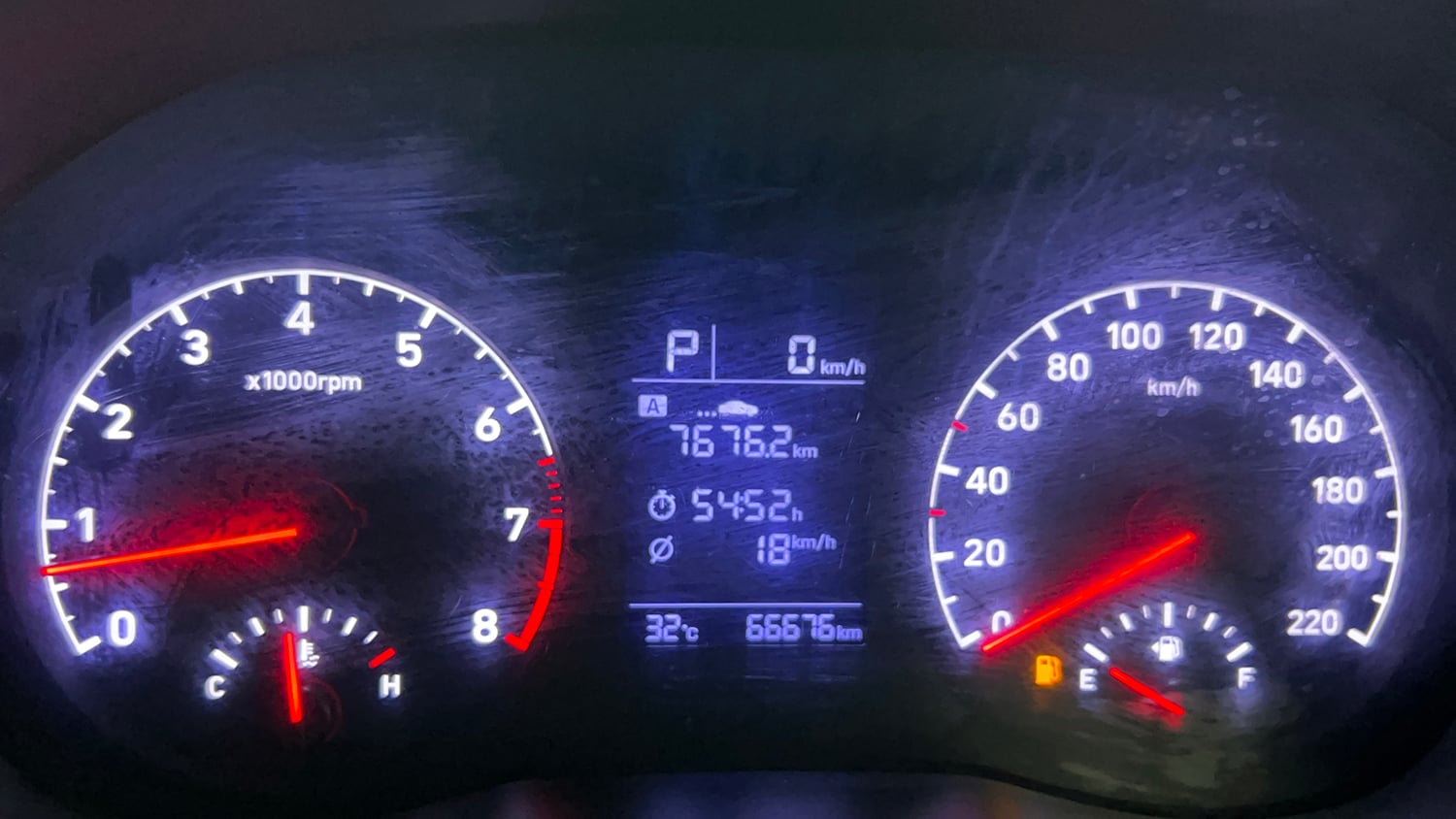 Used 2018 Hyundai Verna EX 1.6 VTVT AT Petrol Automatic interior CLUSTERMETER VIEW