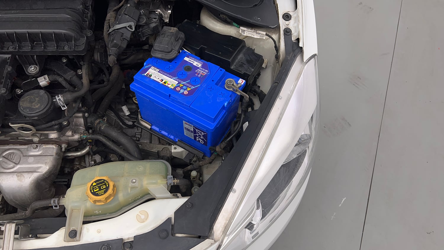 Used 2018 Tata Tiago Revotron XZ Petrol Manual engine ENGINE LEFT SIDE VIEW