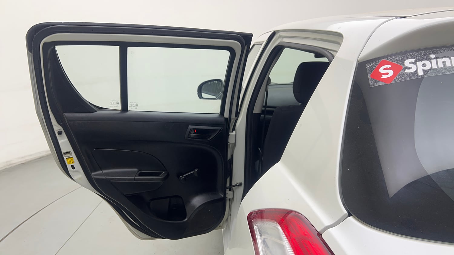 Used 2016 Maruti Suzuki Swift Lxi (O) Petrol Manual interior LEFT REAR DOOR OPEN VIEW