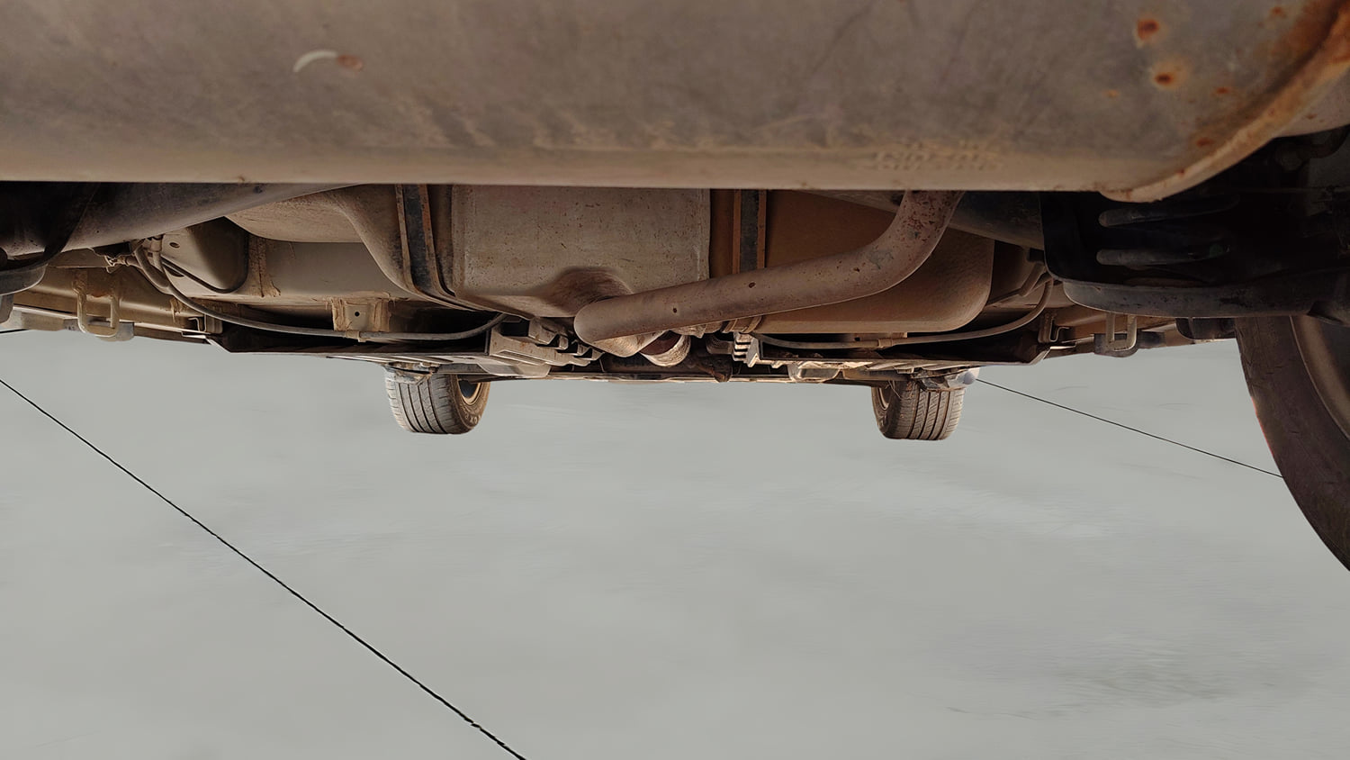 Used 2021 Maruti Suzuki S-Cross Zeta Petrol Manual extra REAR UNDERBODY VIEW (TAKEN FROM REAR)
