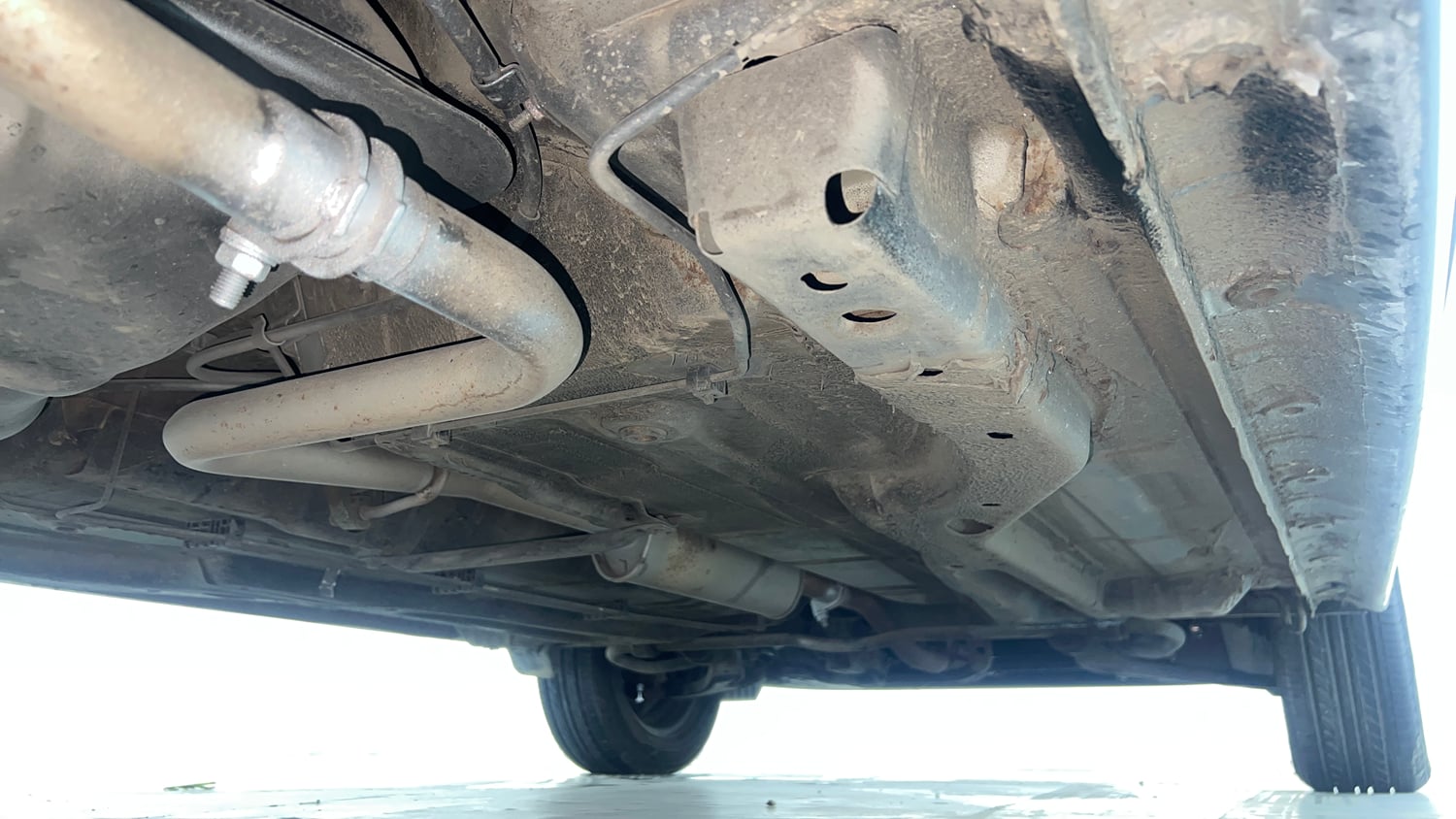 Used 2018 Tata Tiago Revotron XTA Petrol Automatic extra REAR RIGHT UNDERBODY VIEW