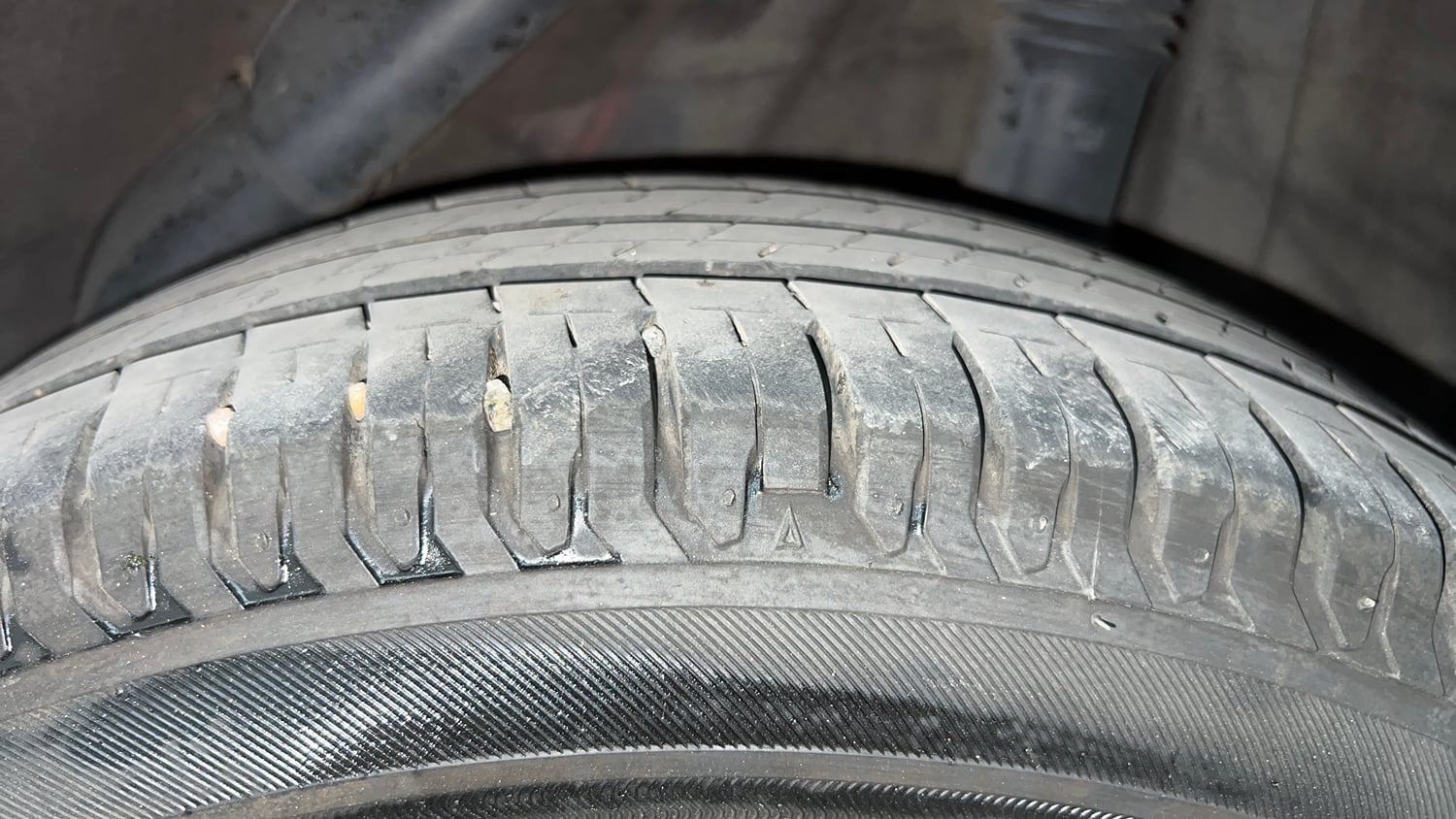 Used 2018 Hyundai Verna EX 1.6 VTVT AT Petrol Automatic tyres LEFT REAR TYRE TREAD VIEW