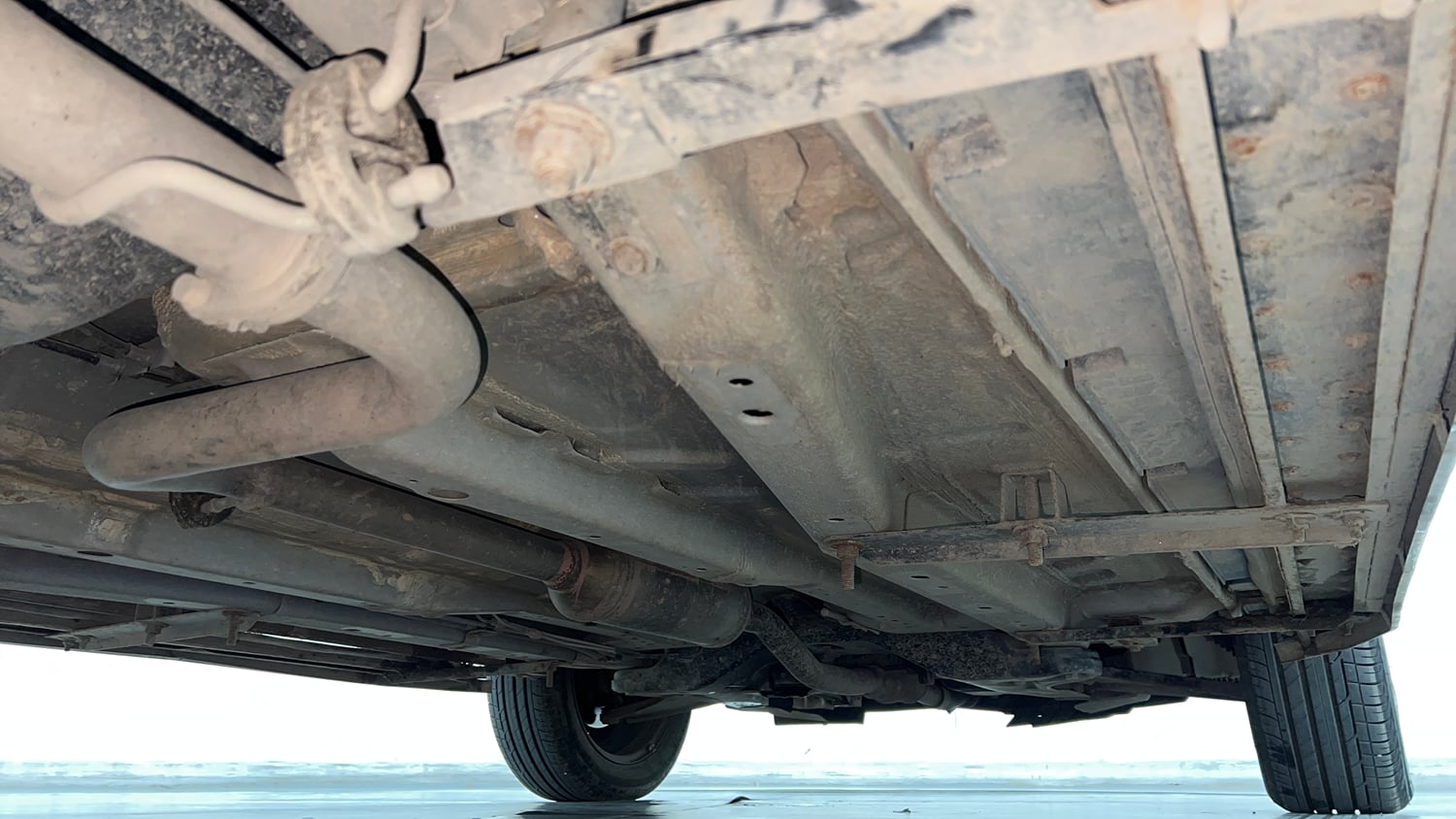 Used 2024 Tata Nexon Pure (S) 1.2 Petrol 6AMT Petrol Automatic extra REAR RIGHT UNDERBODY VIEW
