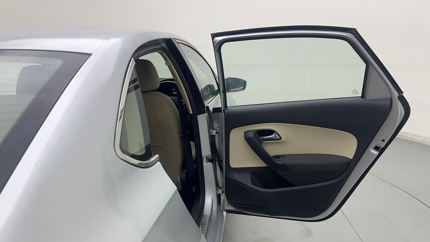 Used 2018 Skoda Rapid Ambition 1.6 MPI AT Petrol Automatic interior RIGHT REAR DOOR OPEN VIEW