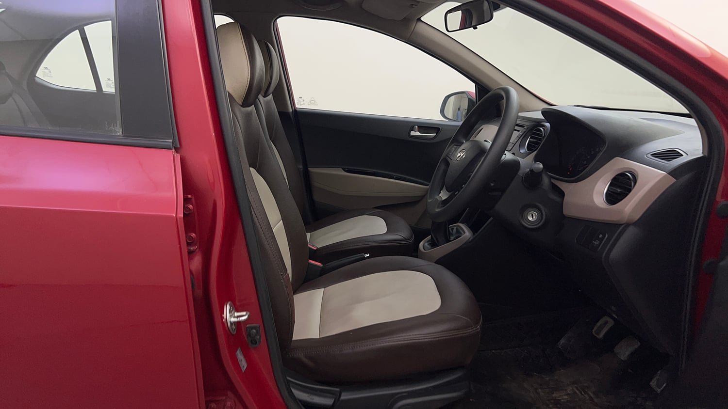 Used 2014 Hyundai Xcent S 1.2 Petrol Manual interior RIGHT SIDE FRONT DOOR CABIN VIEW
