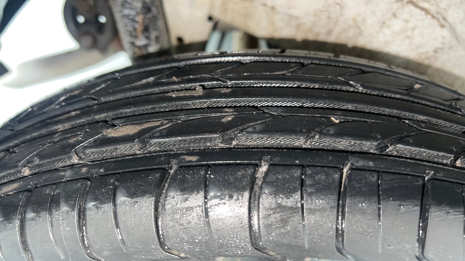 Used 2018 Maruti Suzuki Wagon R LXI CNG Cng Manual tyres RIGHT REAR TYRE TREAD VIEW