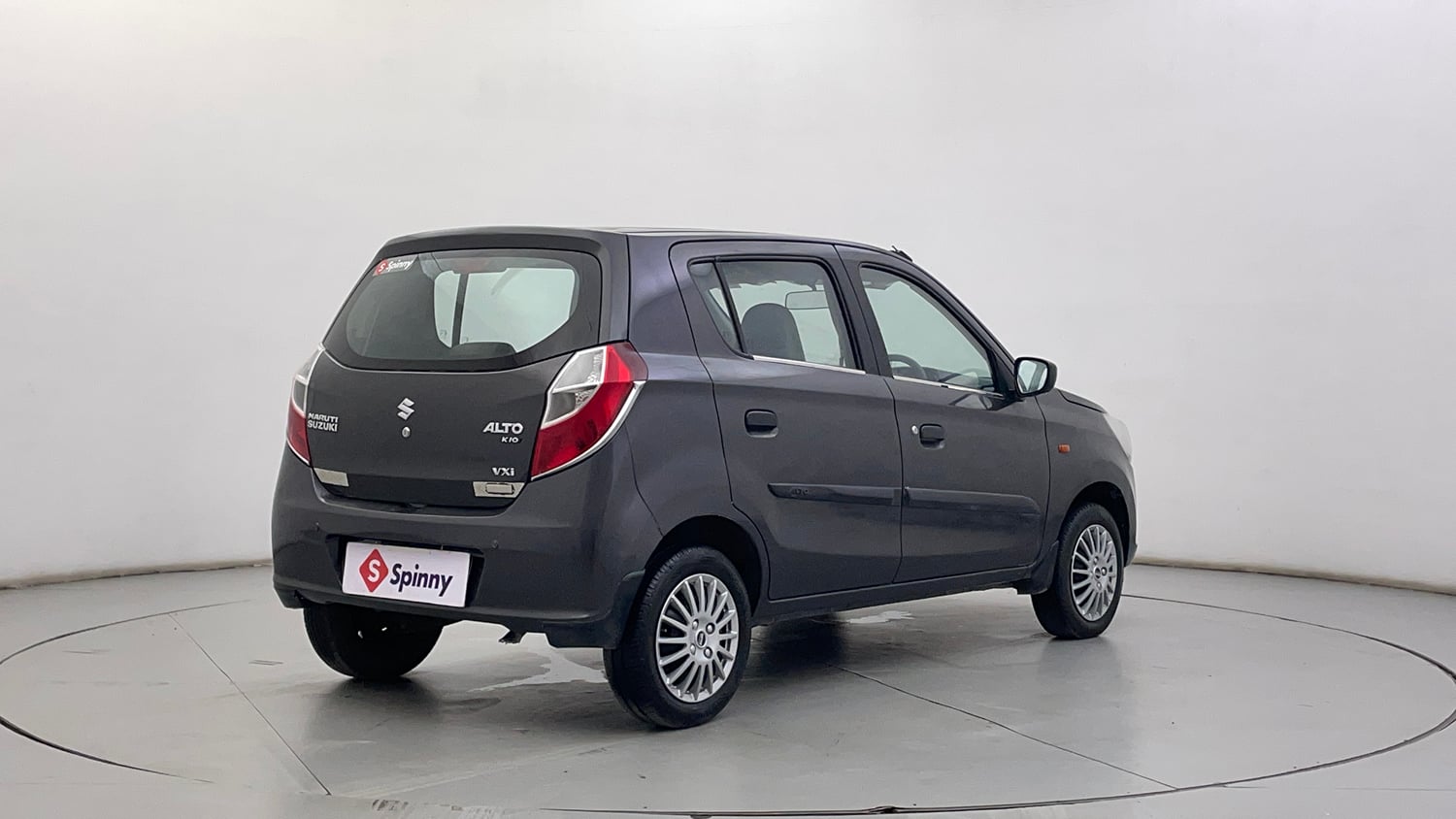 Used 2015 Maruti Suzuki Alto K10 VXi AMT Petrol Automatic exterior RIGHT REAR CORNER VIEW