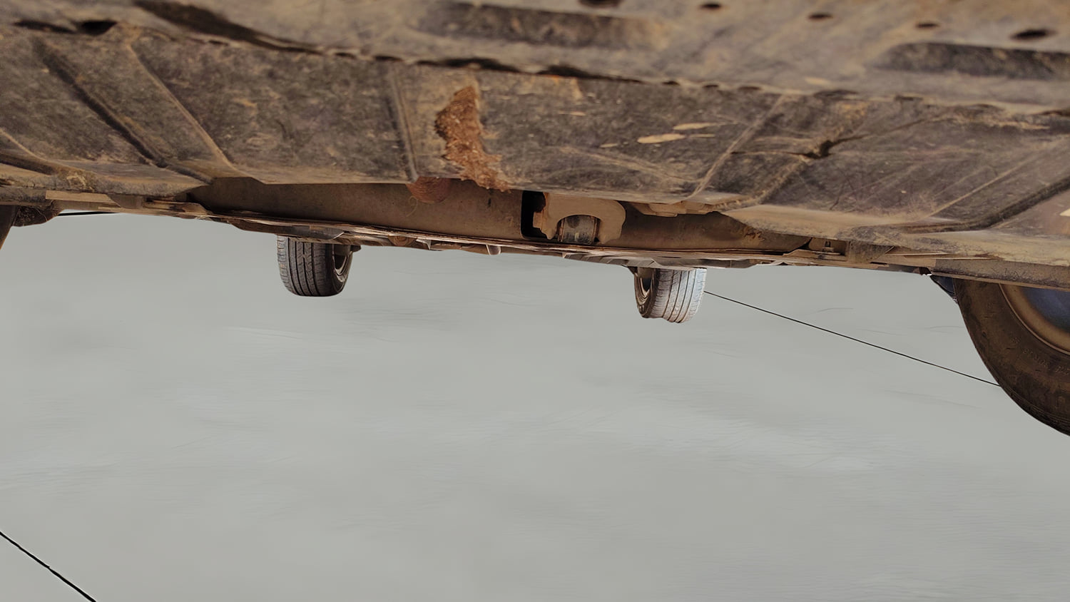 Used 2021 Maruti Suzuki S-Cross Zeta Petrol Manual extra FRONT LEFT UNDERBODY VIEW