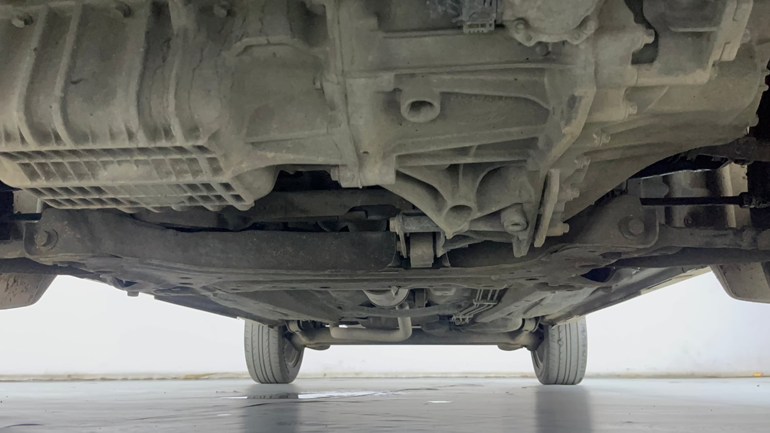 Used 2016 Ford EcoSport Titanium 1.5L Ti-VCT AT Petrol Automatic extra FRONT LEFT UNDERBODY VIEW