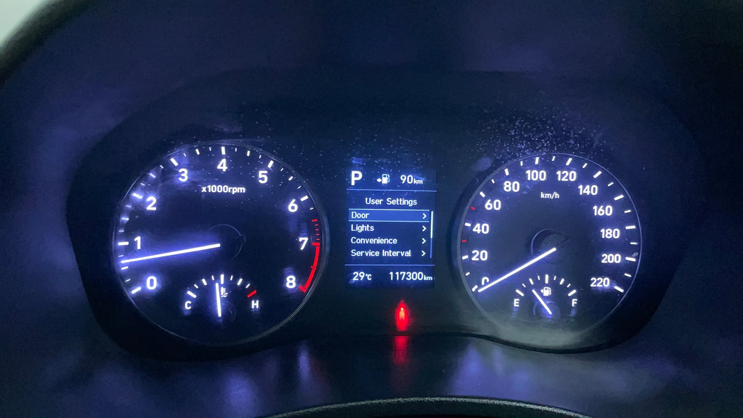 Used 2018 Hyundai Verna SX (O) 1.6 VTVT AT Petrol Automatic interior CLUSTERMETER VIEW