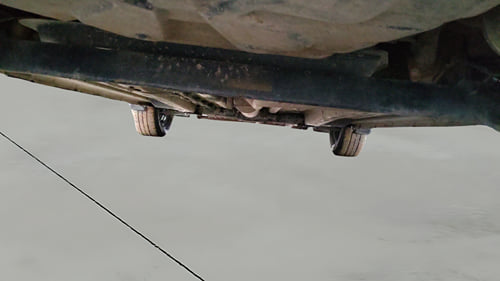 Used 2023 Tata Punch Accomplished MT Petrol Manual extra REAR UNDERBODY VIEW (TAKEN FROM REAR)