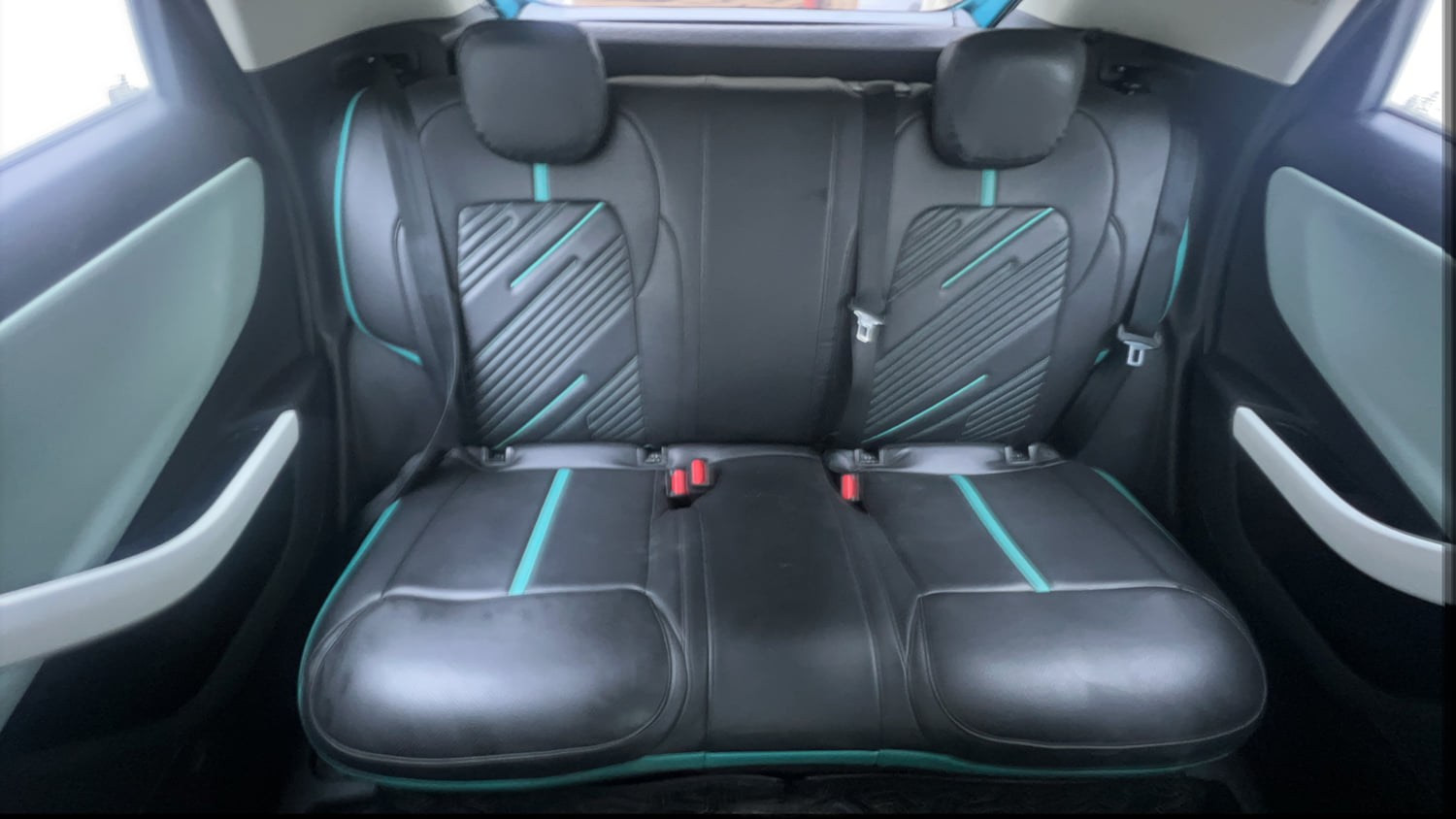 Used 2024 Tata Nexon Creative 1.2 Revotron Petrol 6AMT Petrol Automatic interior REAR SEAT CONDITION VIEW