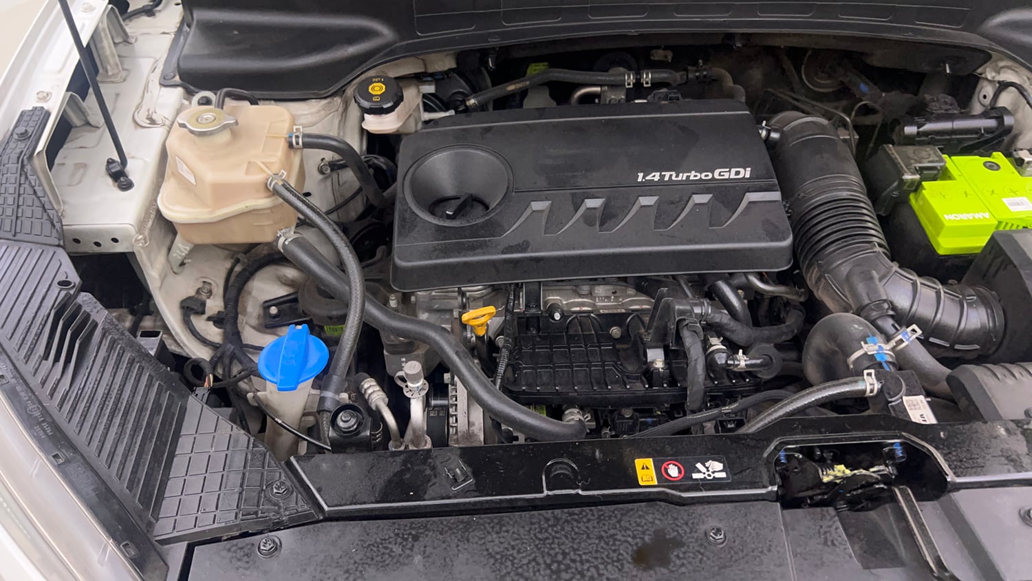 Used 2022 Hyundai Creta SX (O) 1.4 Turbo 7 DCT Petrol Automatic engine ENGINE RIGHT SIDE VIEW