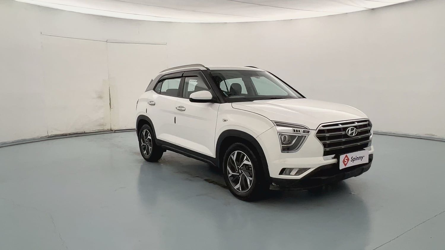Used 2023 Hyundai Creta E 1.5 Diesel Diesel Manual exterior RIGHT FRONT CORNER VIEW