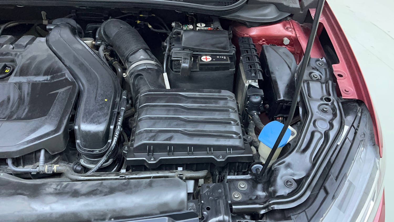 Used 2023 Volkswagen Virtus GT Plus 1.5 TSI EVO DSG Petrol Automatic engine ENGINE LEFT SIDE VIEW