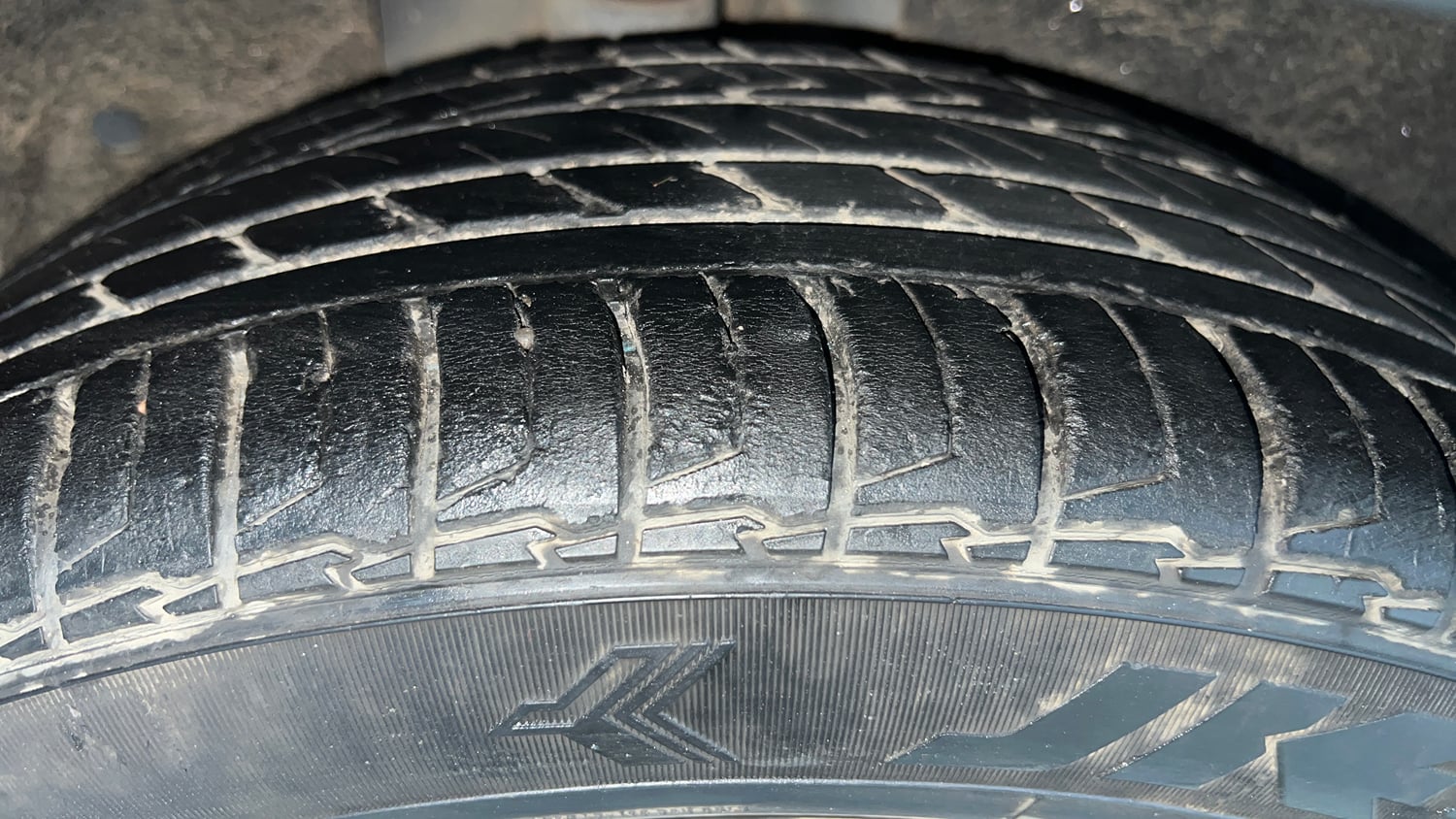 Used 2024 Hyundai Creta N-Line N10 1.5 Turbo DCT Petrol Automatic tyres RIGHT REAR TYRE TREAD VIEW