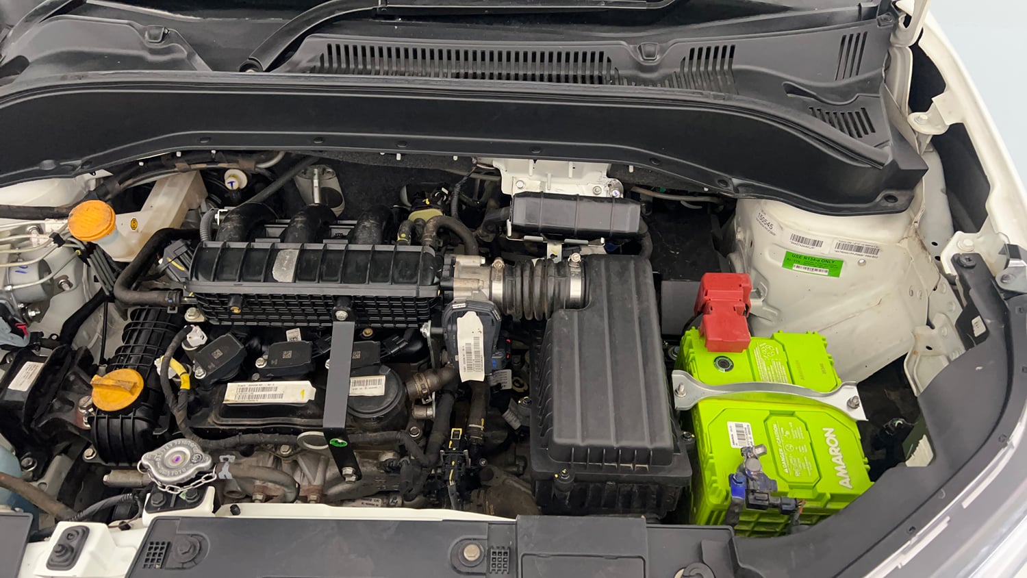 Used 2023 Tata Punch Creative Dual Tone Petrol Manual engine ENGINE LEFT SIDE VIEW
