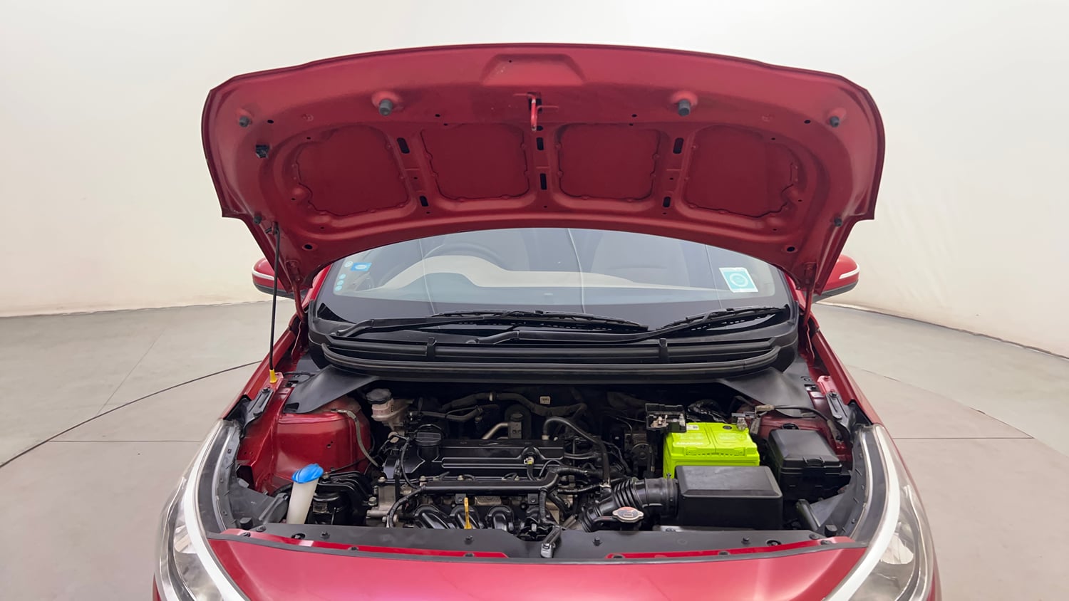 Used 2017 Hyundai Elite i20 Sportz 1.2 Petrol Manual engine ENGINE & BONNET OPEN FRONT VIEW