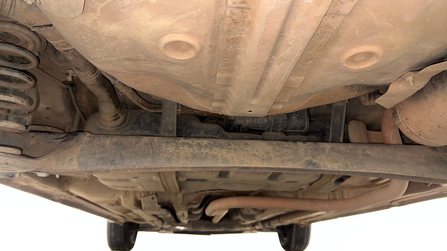 Used 2019 Hyundai Elite i20 Magna Plus 1.2 + CNG (Outside Fitted) Petrol Manual extra REAR UNDERBODY VIEW (TAKEN FROM REAR)