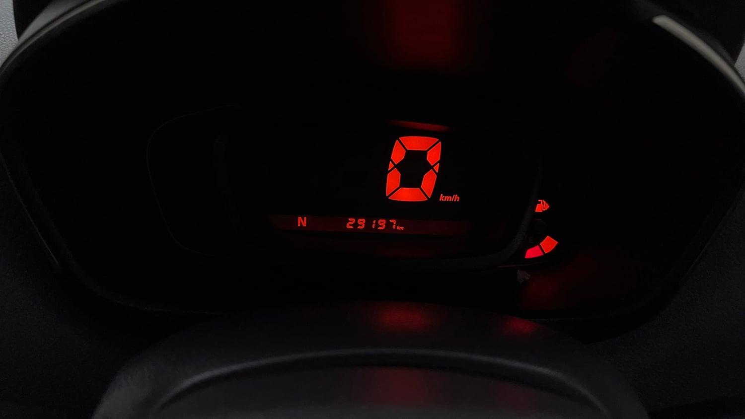 Used 2017 Renault Kwid 1.0 RXT AMT Opt Petrol Automatic interior CLUSTERMETER VIEW