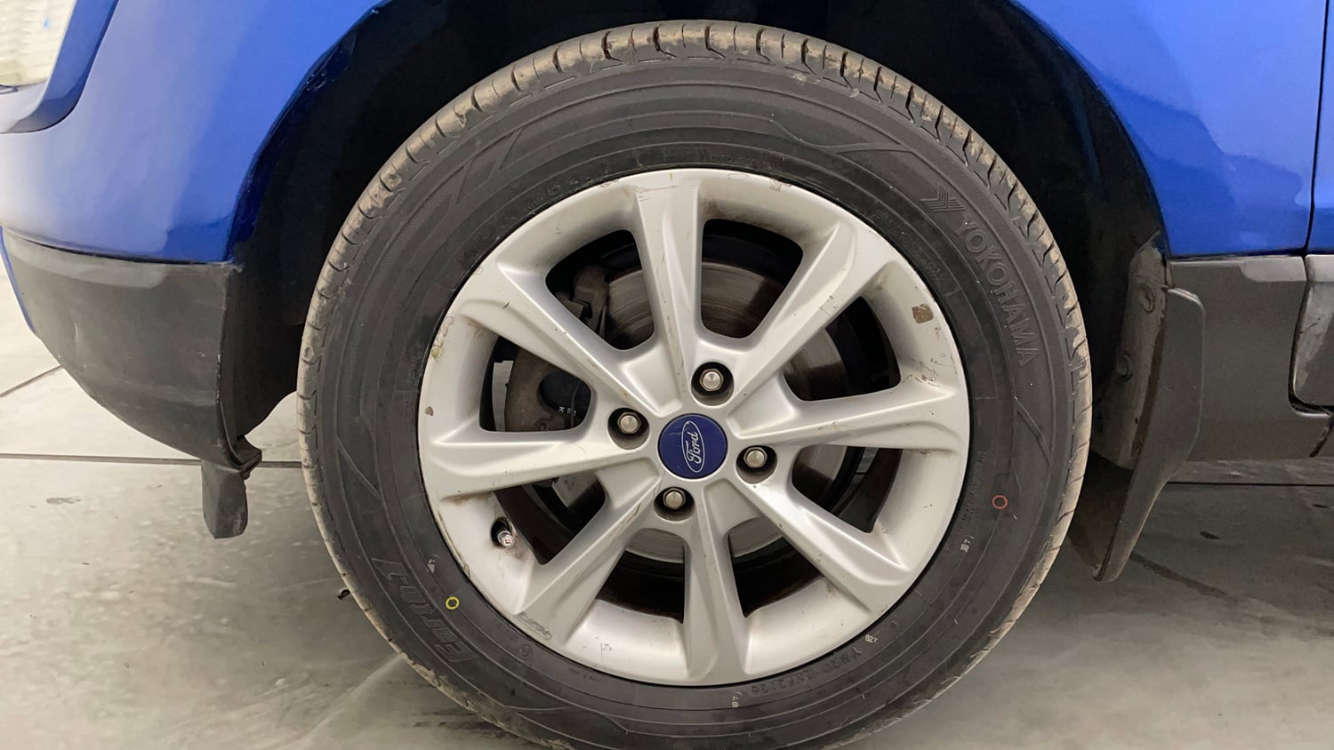 Used 2019 Ford EcoSport Titanium 1.5L TDCi Diesel Manual tyres LEFT FRONT TYRE RIM VIEW