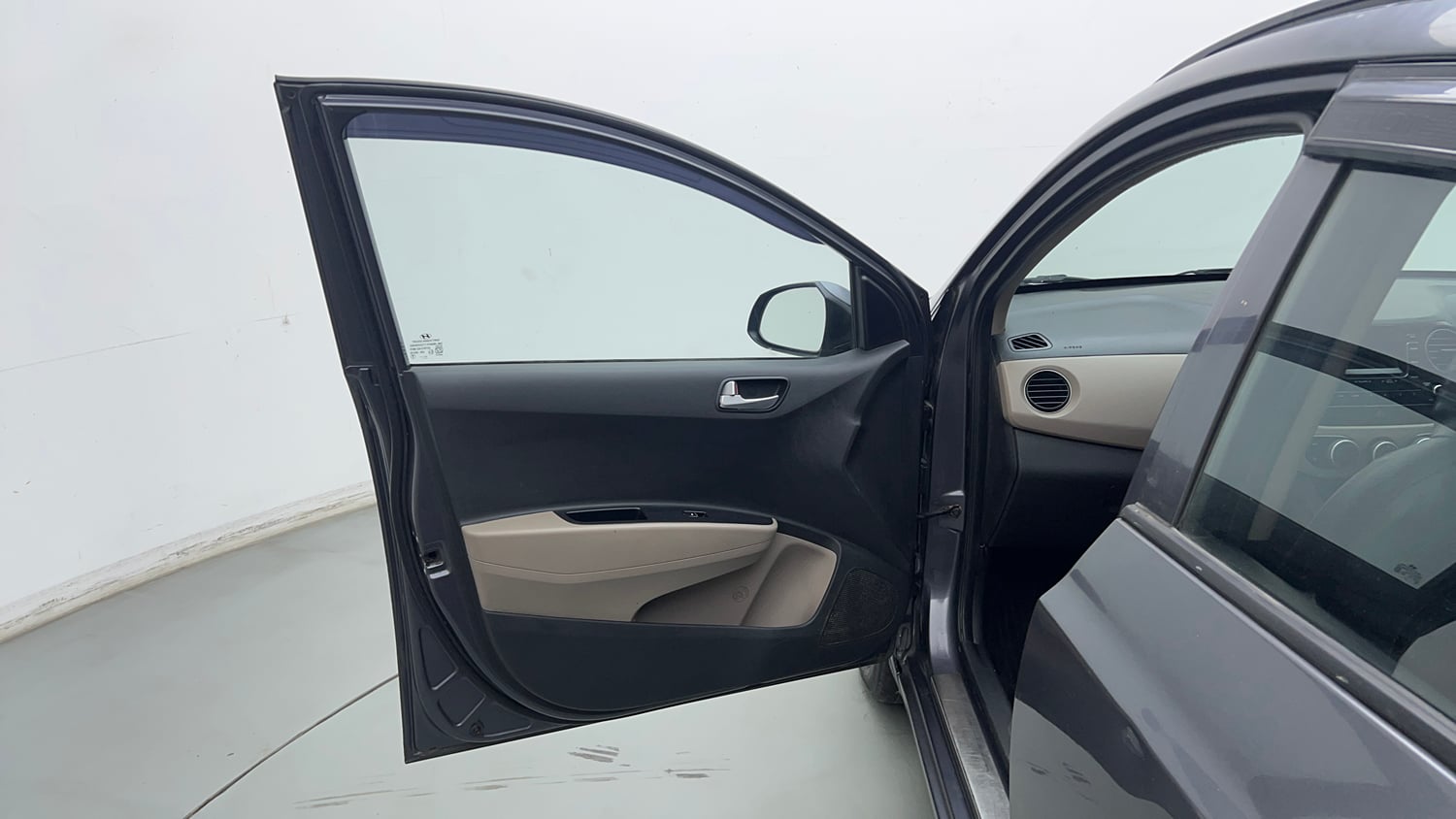 Used 2016 Hyundai Grand i10 Sportz 1.2 Kappa VTVT Petrol Manual interior LEFT FRONT DOOR OPEN VIEW