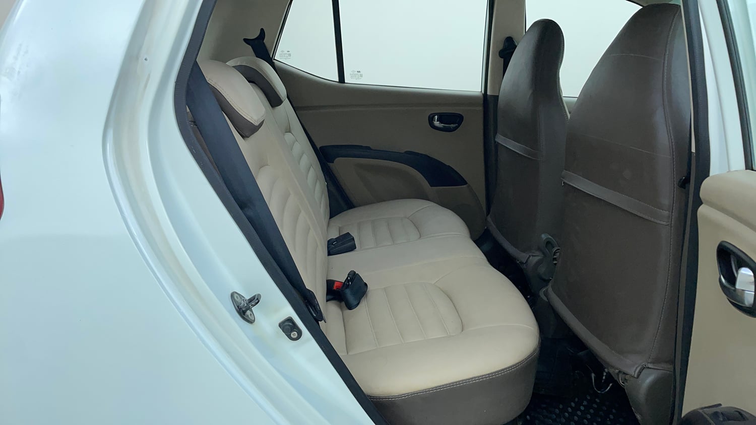 Used 2012 Hyundai i10 Sportz 1.2 Kappa2 Petrol Manual interior RIGHT SIDE REAR DOOR CABIN VIEW