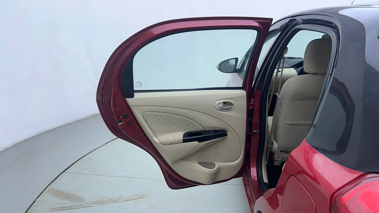 Used 2018 Toyota Etios Liva V Petrol Manual interior LEFT REAR DOOR OPEN VIEW