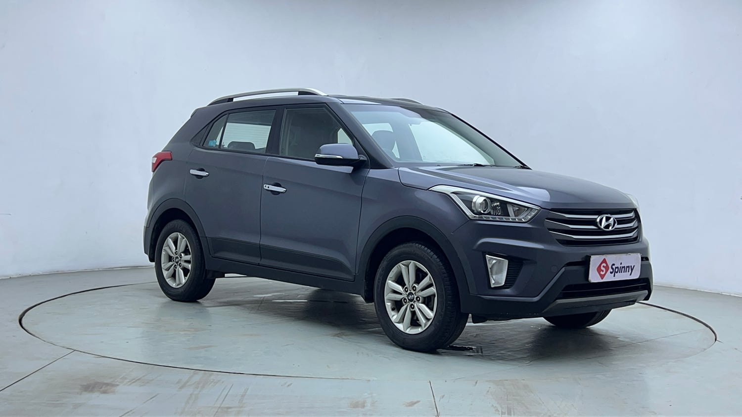 Used 2016 Hyundai Creta 1.6 SX Plus Petrol Petrol Manual exterior RIGHT FRONT CORNER VIEW
