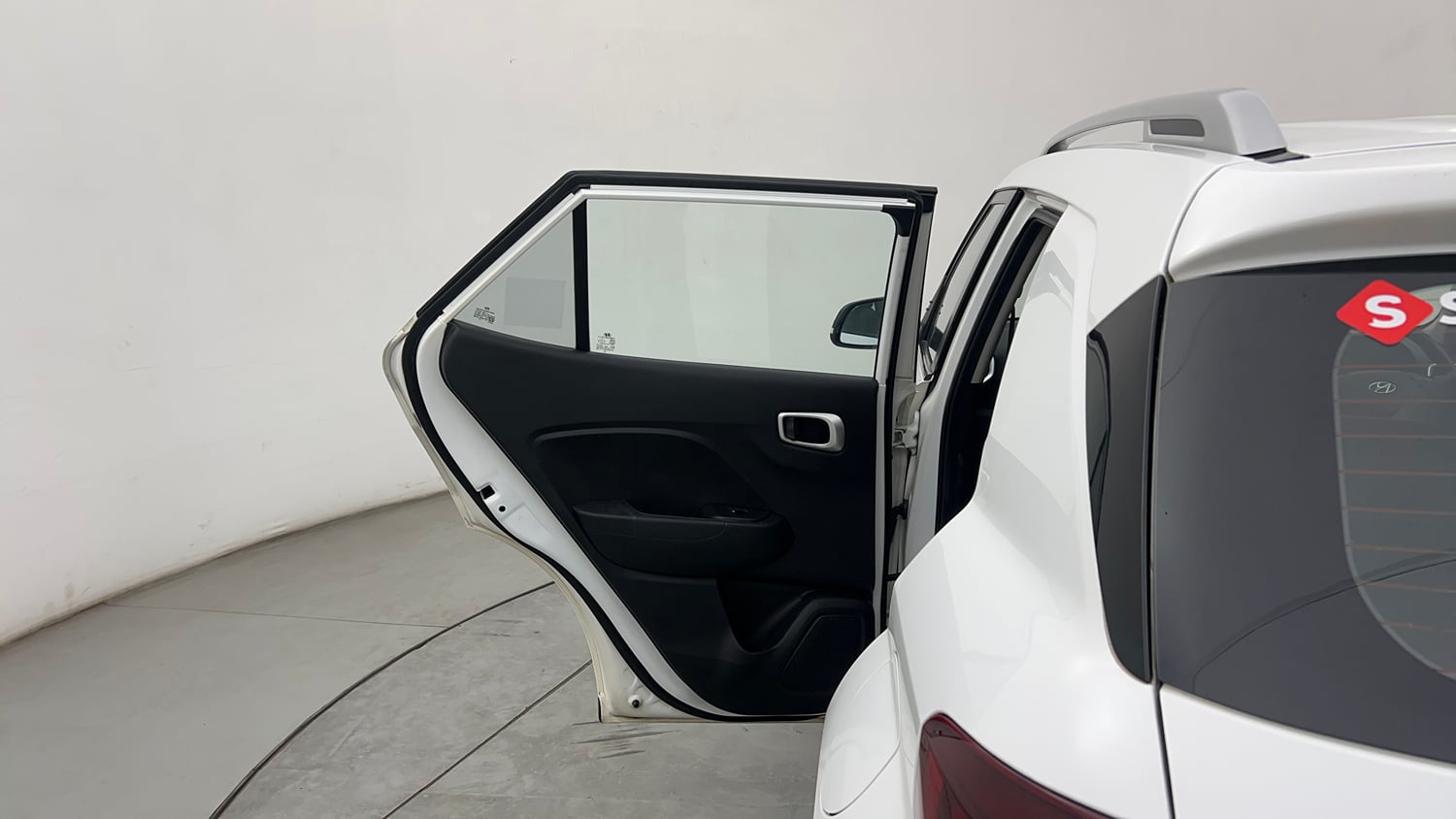 Used 2019 Hyundai Venue SX Plus 1.0 Turbo DCT Petrol Automatic interior LEFT REAR DOOR OPEN VIEW