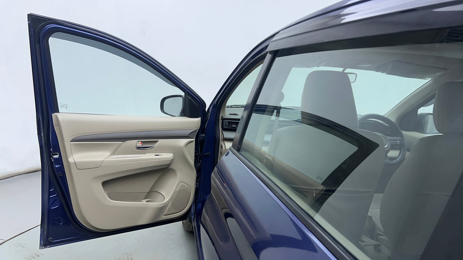Used 2022 Maruti Suzuki New Ertiga VXi AT Petrol Automatic interior LEFT FRONT DOOR OPEN VIEW
