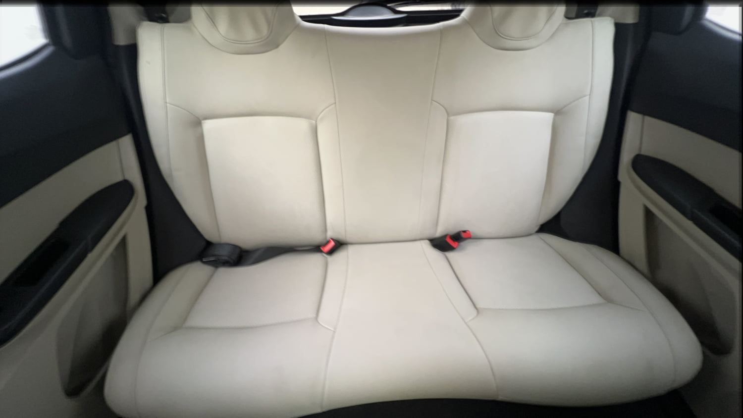 Used 2023 Tata Tiago EV XZ Plus Tech LUX Long Range Electric Automatic interior REAR SEAT CONDITION VIEW