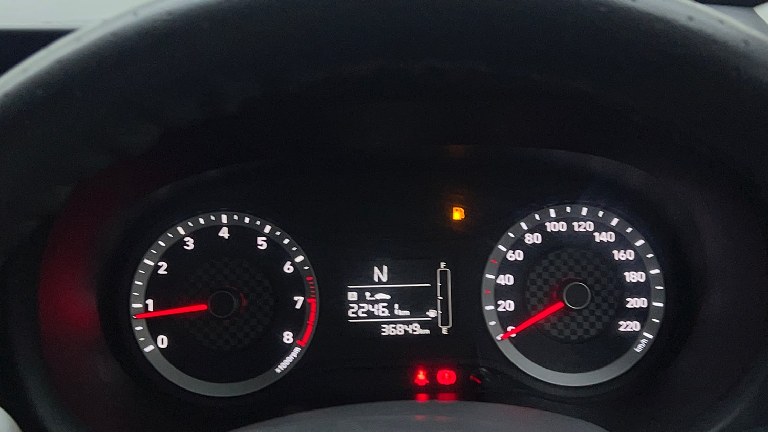 Used 2019 Hyundai Grand i10 Nios Magna AMT 1.2 Kappa VTVT Petrol Automatic interior CLUSTERMETER VIEW
