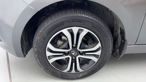 Used 2023 Tata Tiago XTA Petrol Automatic tyres LEFT FRONT TYRE RIM VIEW