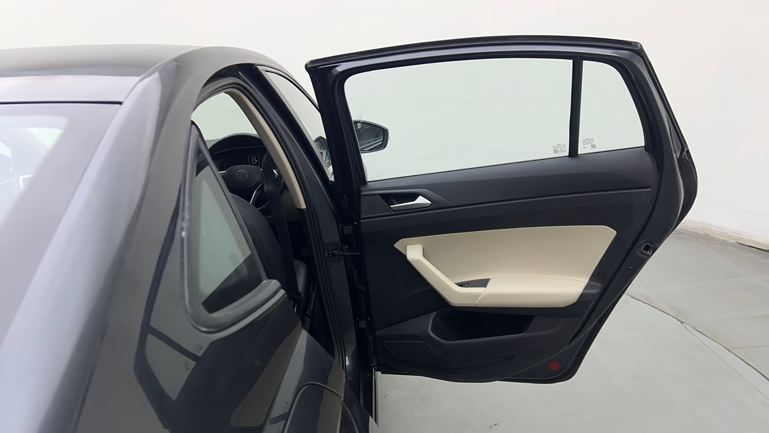 Used 2024 Volkswagen Virtus Highline 1.0 TSI AT Petrol Automatic interior RIGHT REAR DOOR OPEN VIEW