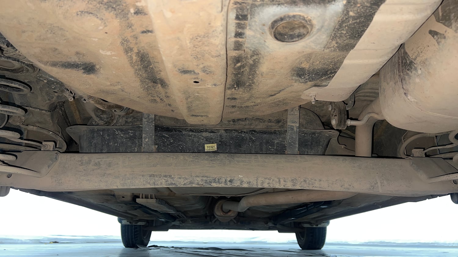 Used 2019 Hyundai Grand i10 Nios Magna AMT 1.2 Kappa VTVT Petrol Automatic extra REAR UNDERBODY VIEW (TAKEN FROM REAR)
