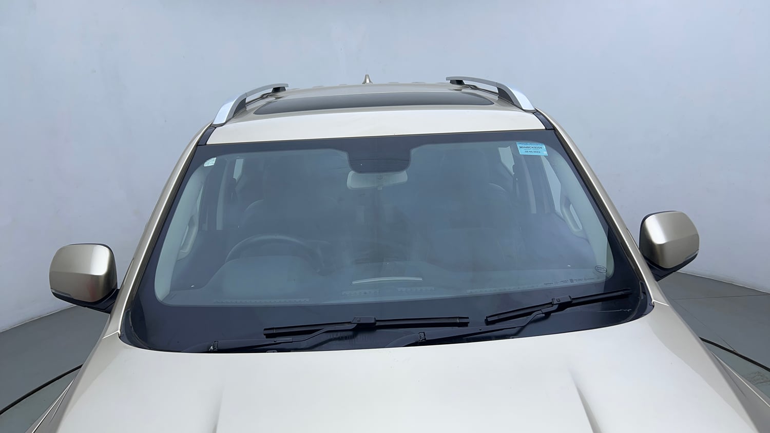 Used 2023 Mahindra Scorpio N Z8 L Petrol AT 6 STR Petrol Automatic exterior FRONT WINDSHIELD VIEW