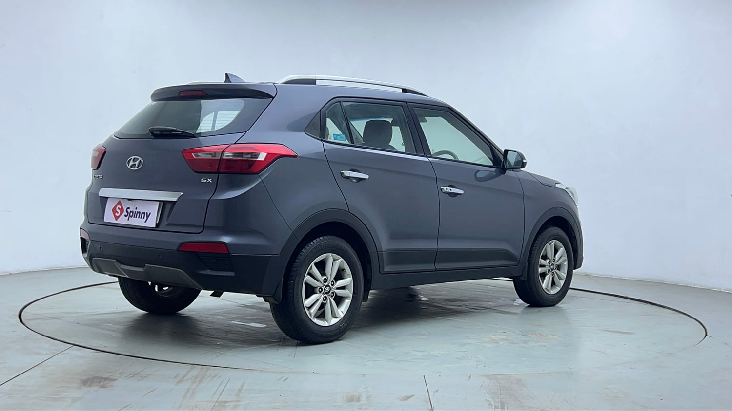 Used 2016 Hyundai Creta 1.6 SX Plus Petrol Petrol Manual exterior RIGHT REAR CORNER VIEW