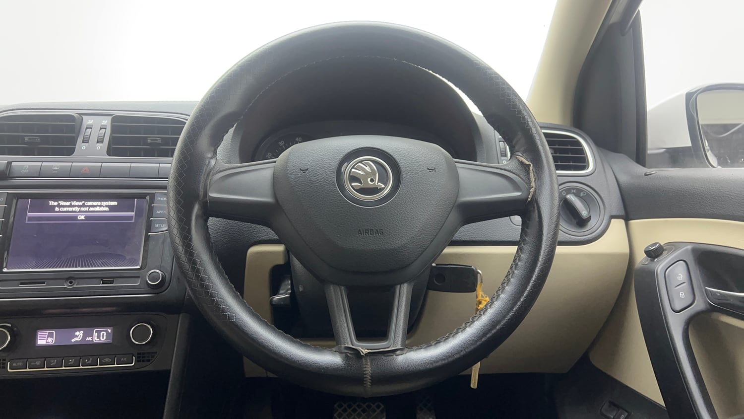 Used 2021 Skoda Rapid New Active 1.0 TSI AT Petrol Automatic interior STEERING VIEW